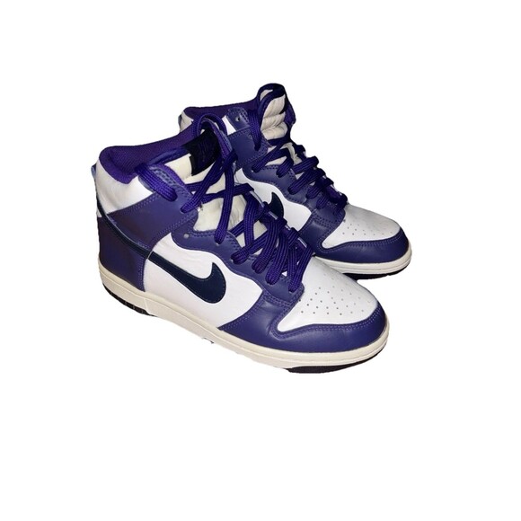 Nike Dunk High GS Purple White Size 5.5 Y (Womens 7) Sneakers main image 5